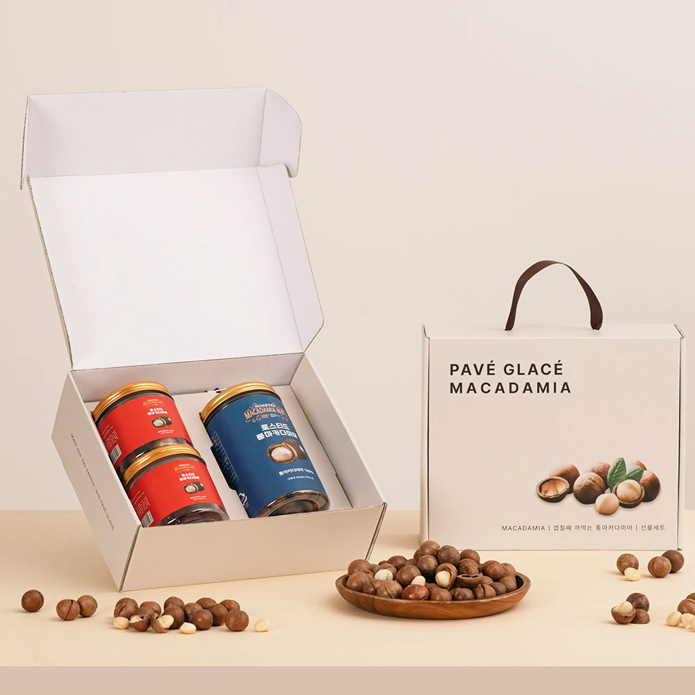 파베글라스 마카다미아 통마카다미아 프리미엄 명절 선물세트 1kg (500g+250g+250g), 1세트 44,800원