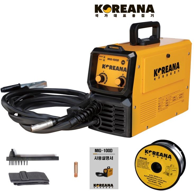 코리아나용접기 공구왕황부장 논가스 인버터 아크용접기 철 스텐 호환 189,000원