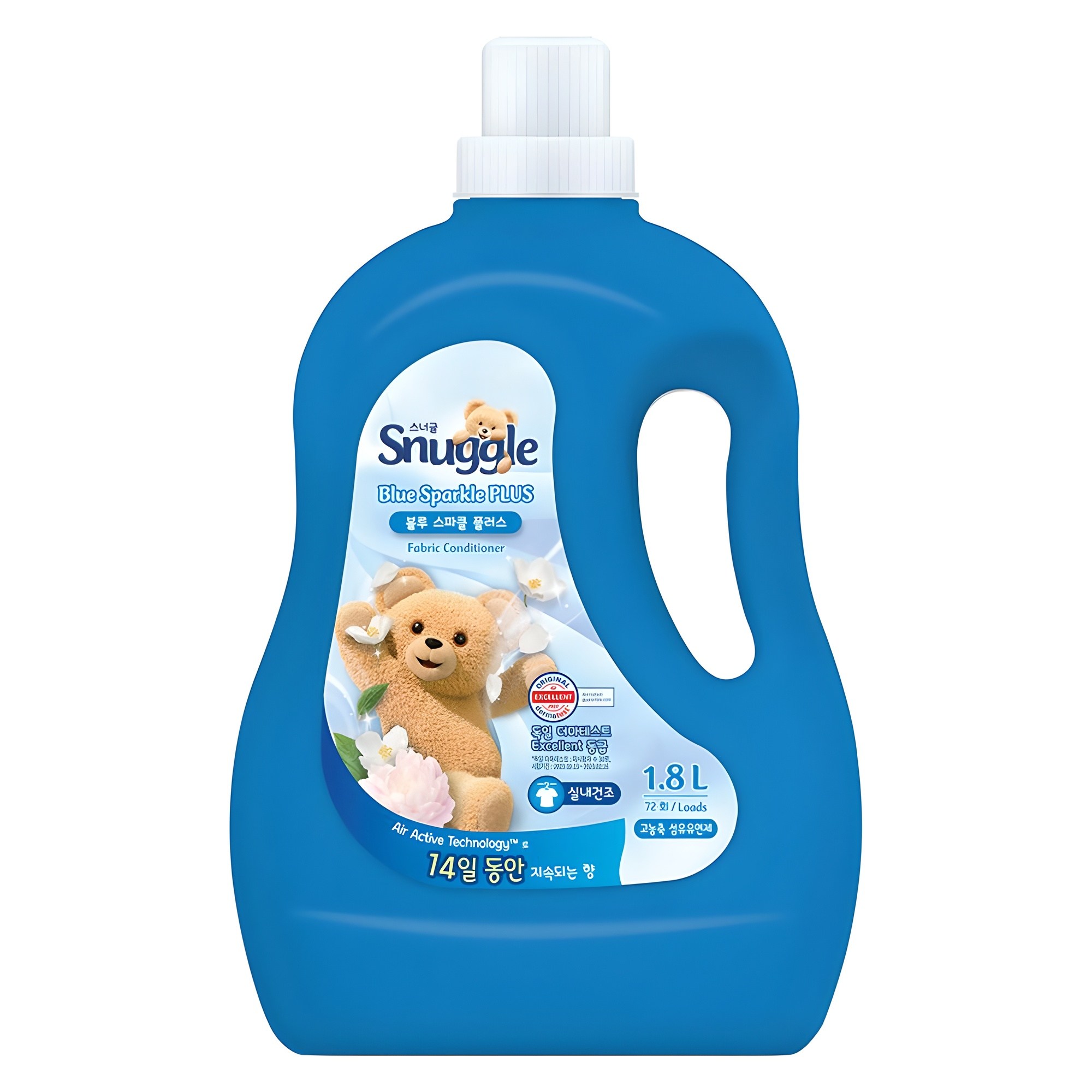 스너글 섬유유연제 블루스파클 플러스 본품, 1.8L, 1개입, 1개 10,890원