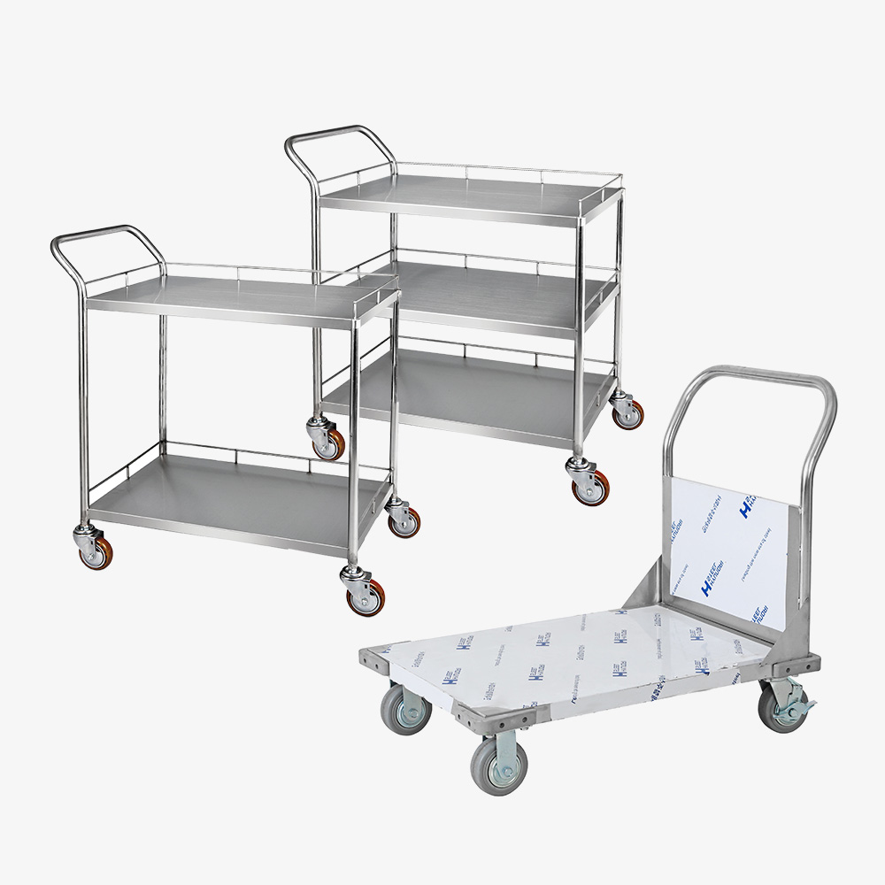 월드센스 올스텐 2단/3단/L카 서빙카트 [업소용 식당용 카페용 호텔용 베이커리 주방카트 무빙트롤리 이동식조리대 드레싱카 튼튼한서빙카 써빙카] 530,000원