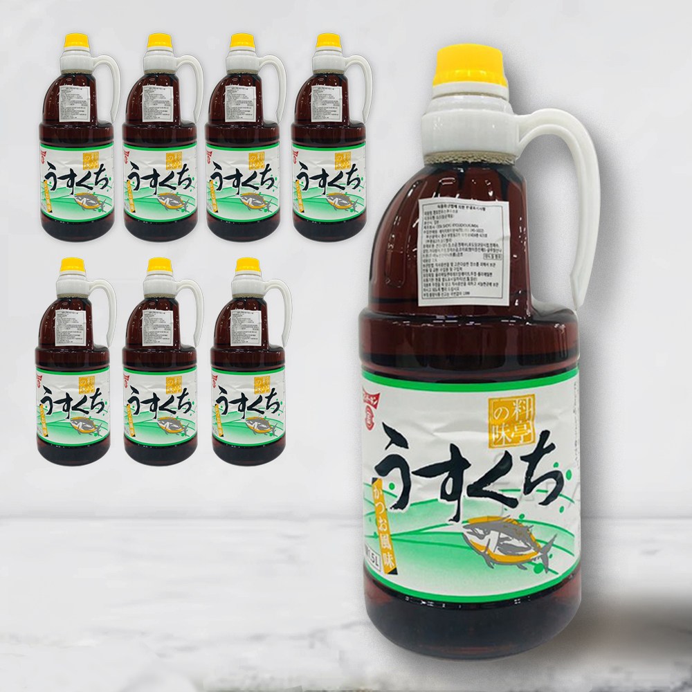 훈도킨 우스구치 간장 1.5L x 8병 일본간장 어간장 우스구치쇼유 요정의 맛 국간장 가쓰오간장 한 박스 무료배송 59,090원
