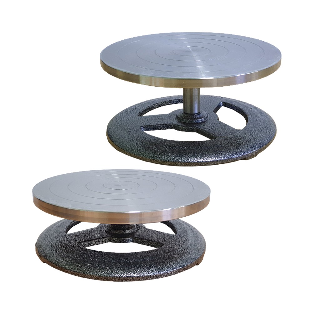 주철 회전판 250mm/300mm/손물레/도자기/케이크만들기/아이싱/물래/조소/도예/돌림판/공예/지점토 137,500원