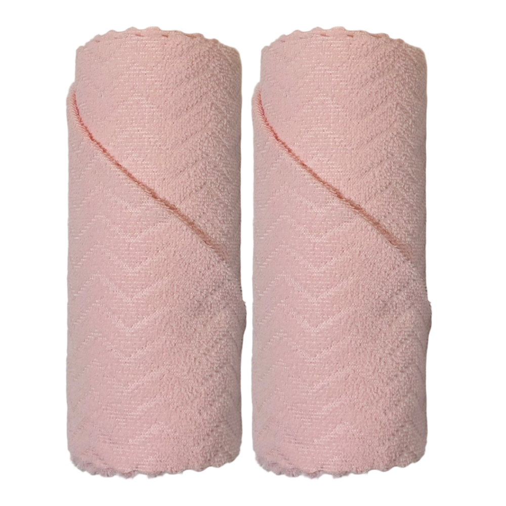 쏙쏙홈 뜯어쓰는 주방 극세사 빨아쓰는 행주 핑크, 2개 21,200원