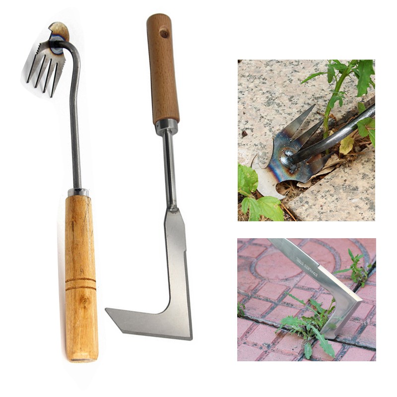 녹색생활관 1+1스텐 잡초 제거기 칼 잡초제거기구 보도블럭 좁은틈 잡초제거기 8,500원