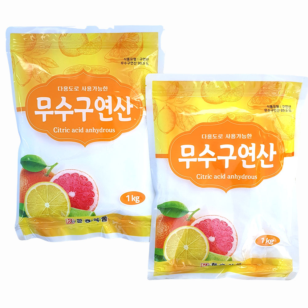 새마원 식용구연산 1kg 먹는 무수구연산, 1kg, 2개 11,700원