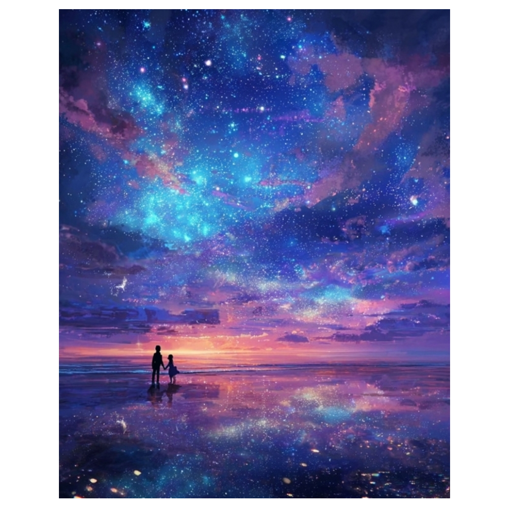 조이제이 36종 40x50 쉬운그림그리기 DIY 유화그리기세트 명화그리기, 035 별바다, 1세트 14,400원