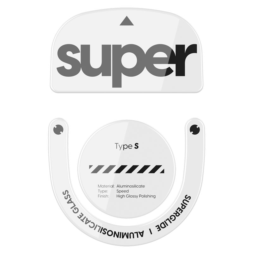 펄사 로지텍 GPRO X 슈퍼라이트2 전용 슈퍼글라이드 유리 마우스 피트 Type-S 유광 슈퍼스트라이크 호환, 화이트, LGS2GW 24,800원