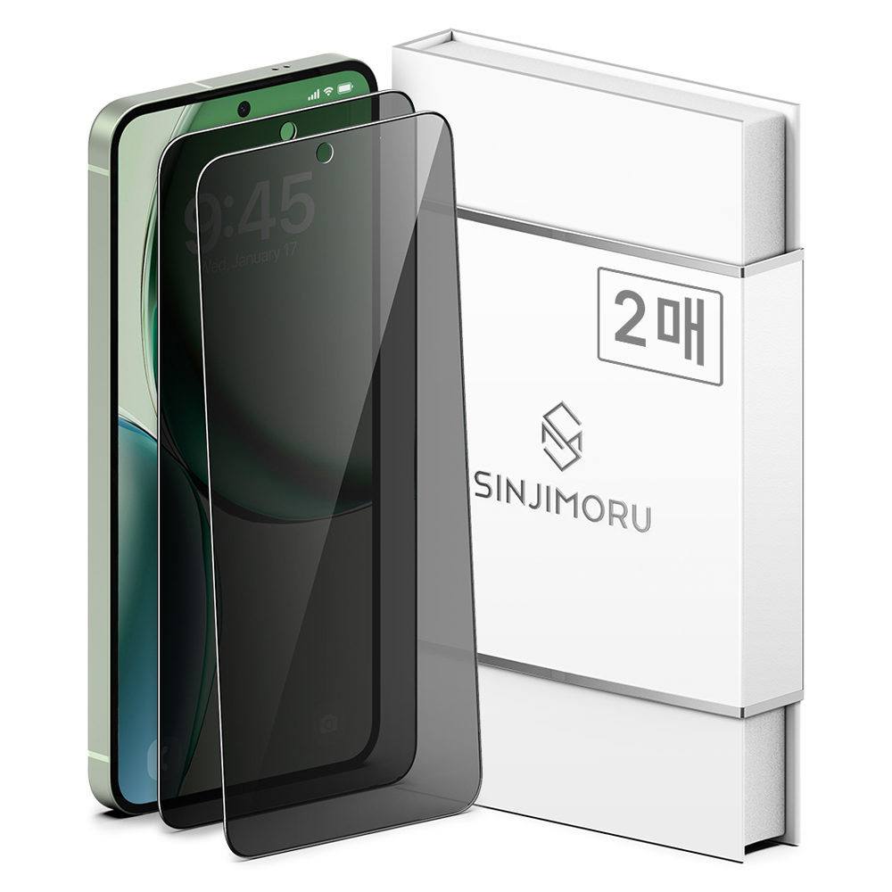 신지모루 사생활 보호 고경도 강화유리 신지글래스 풀커버 휴대폰 액정보호필름 2p 11,650원