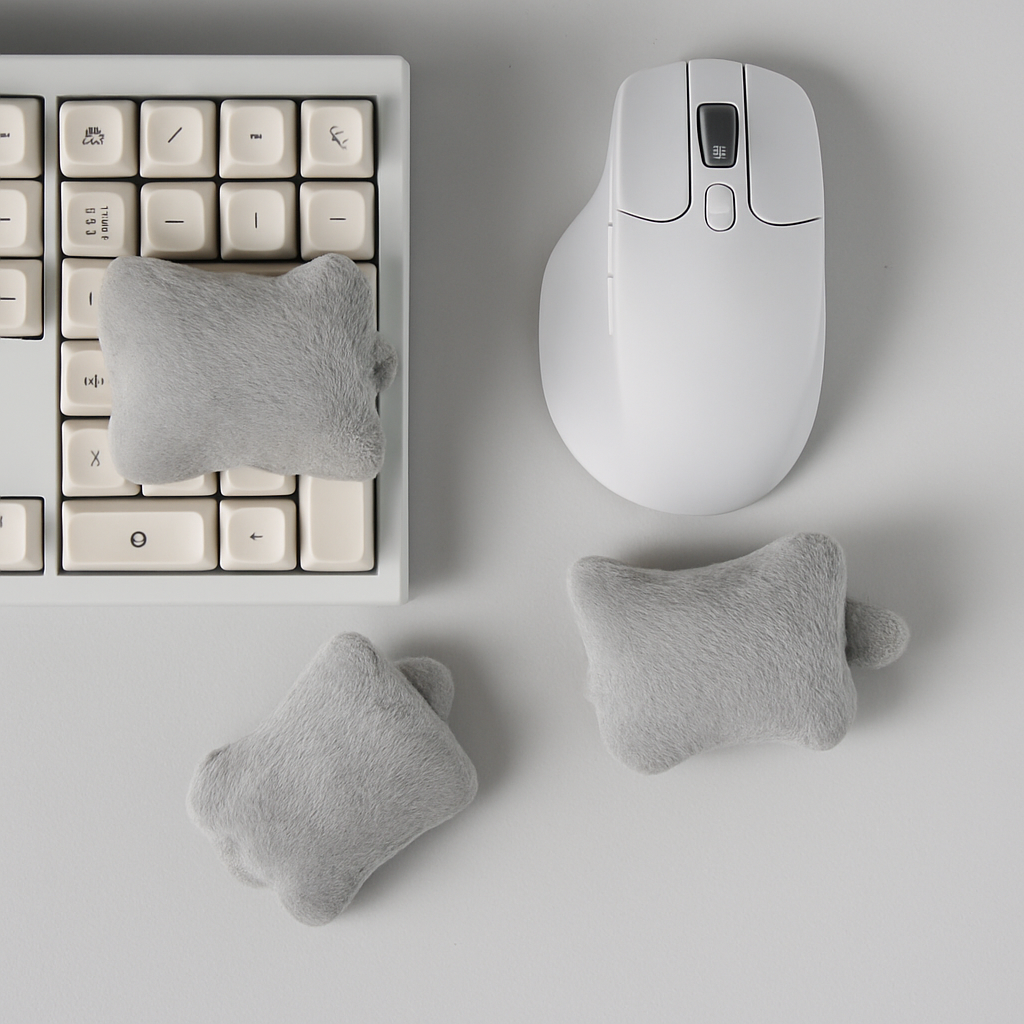 살림만렙 마우스 키보드 손목쿠션 받침대 패드 3P 7,480원