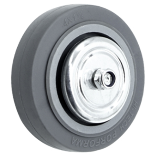 경량 무소음 캐스터 바퀴 휠 단품 10cm(4인치) TPE 회색, 1개 4,980원