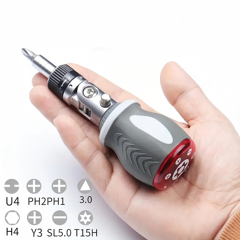 프리라이프 - 8in1 앵글 주먹 드라이버 회전식 도라이버 세트 수공구 12,990원