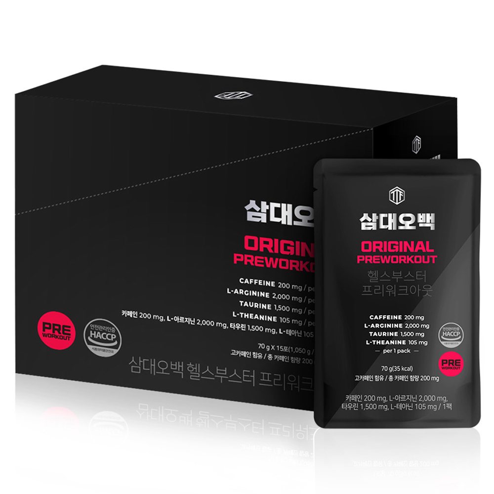 삼대오백 헬스부스터 프리워크아웃, 70g, 15개 19,900원