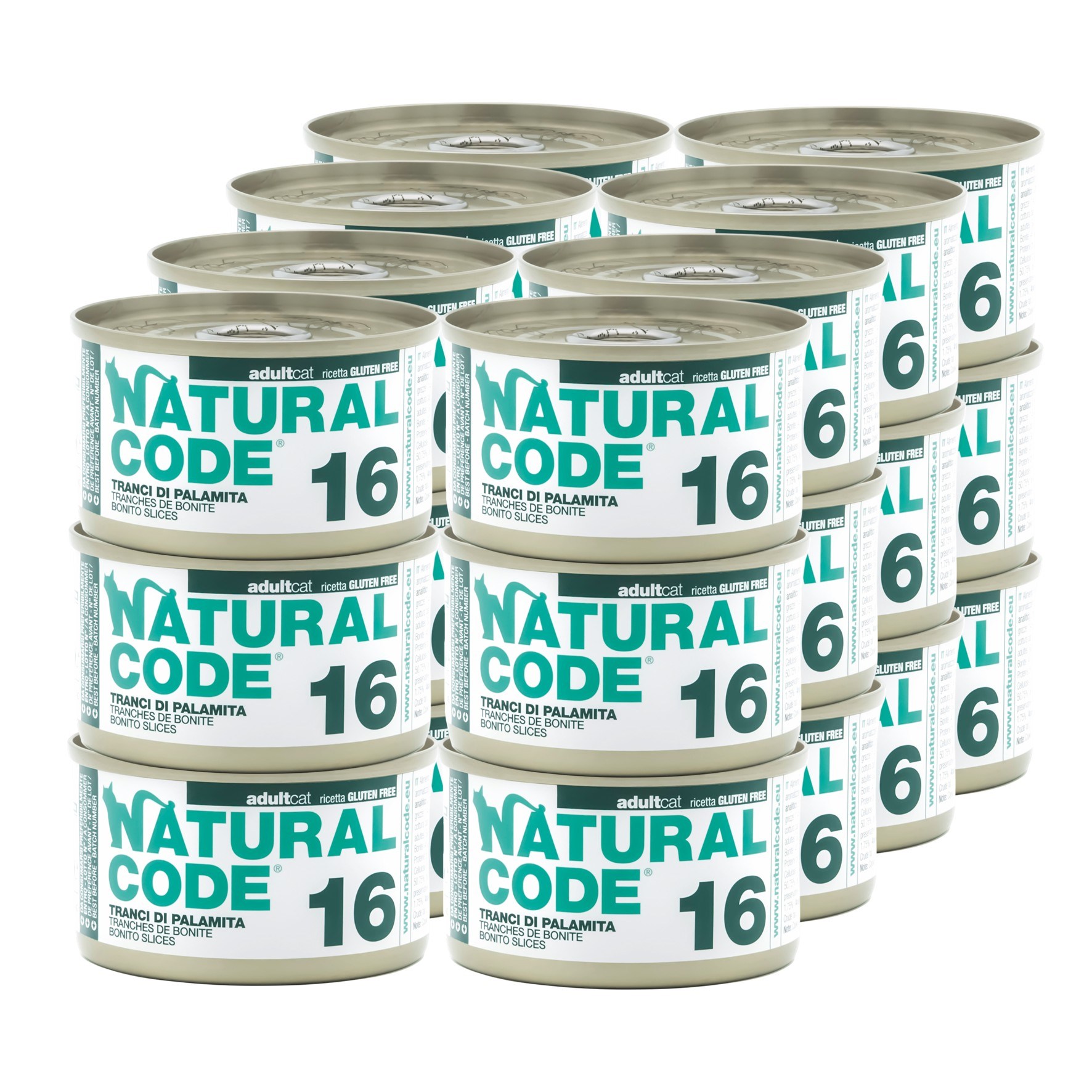 내추럴코드 이탈리아 고양이 캔 습식사료, 24개, 85g, 16 가다랑어 슬라이스 64,800원