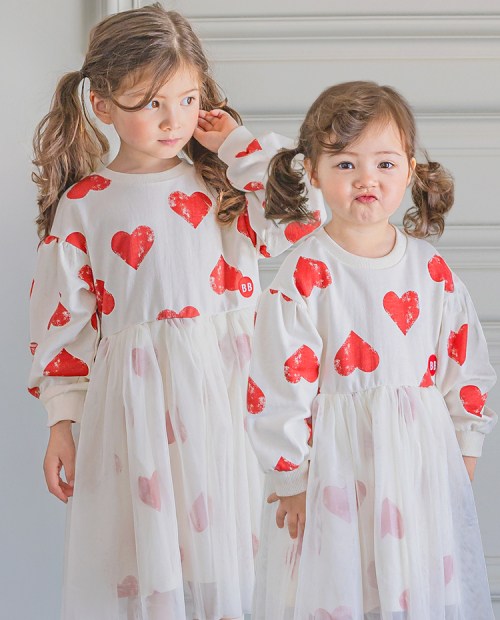 [백화점상품] BABYBLEE D22239 하트튜튜 원피스 5017918204 107,500원