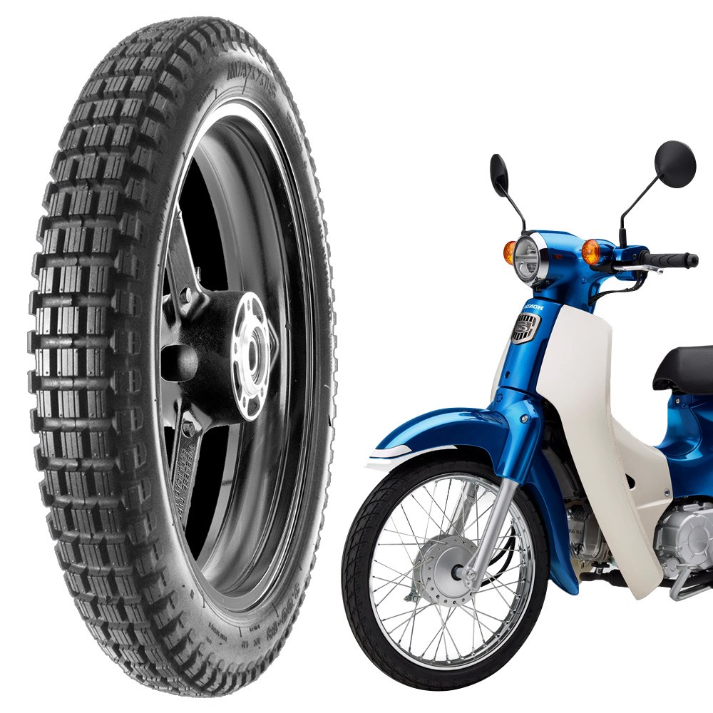 맥시스 혼다 슈퍼커브110 전용 오프로드 튜브 타이어 M186 2.75-17 3.00-17, 1개 80,000원