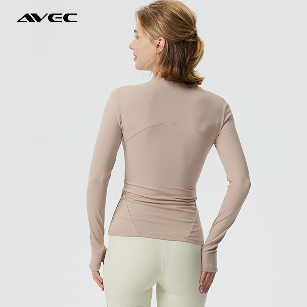 AVEC 슬림핏 필라테스 요가 집업 긴팔 상의 운동복 32,900원