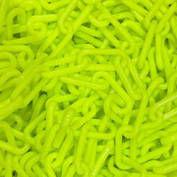 플라스틱 체인 주차장 주차금지줄 차단줄, 형광, 1개 37,700원