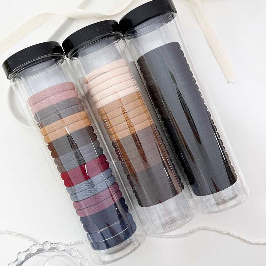 미다미 [ 3개 1set ] 초경량 대용량 60P 고탄력 무매듭 머리끈세트_미다미 9,500원