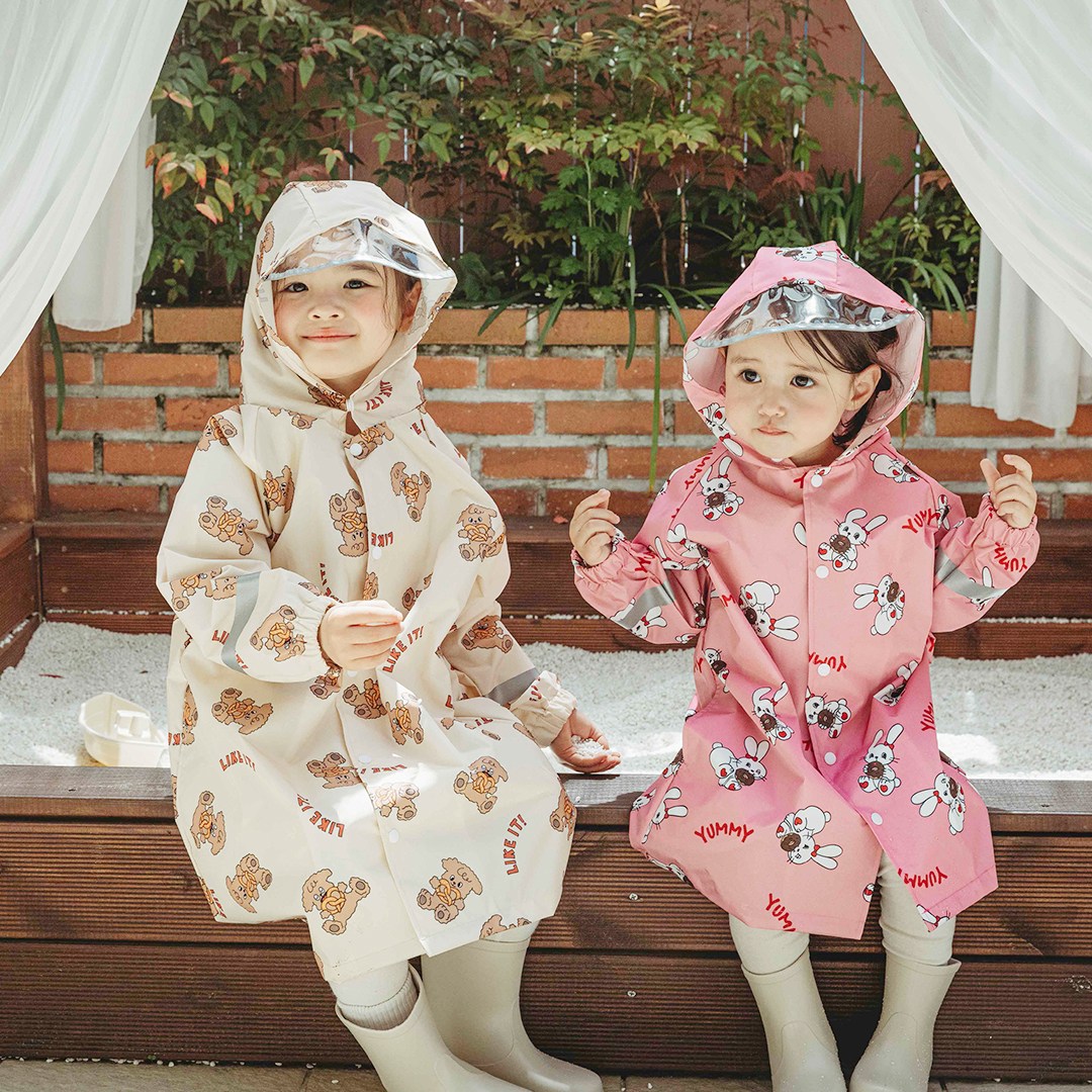 아이주 레인코트 우비 Made in Korea 국내제작 KC인증 비옷 방수 우의 남아 여아 비옷 41,900원