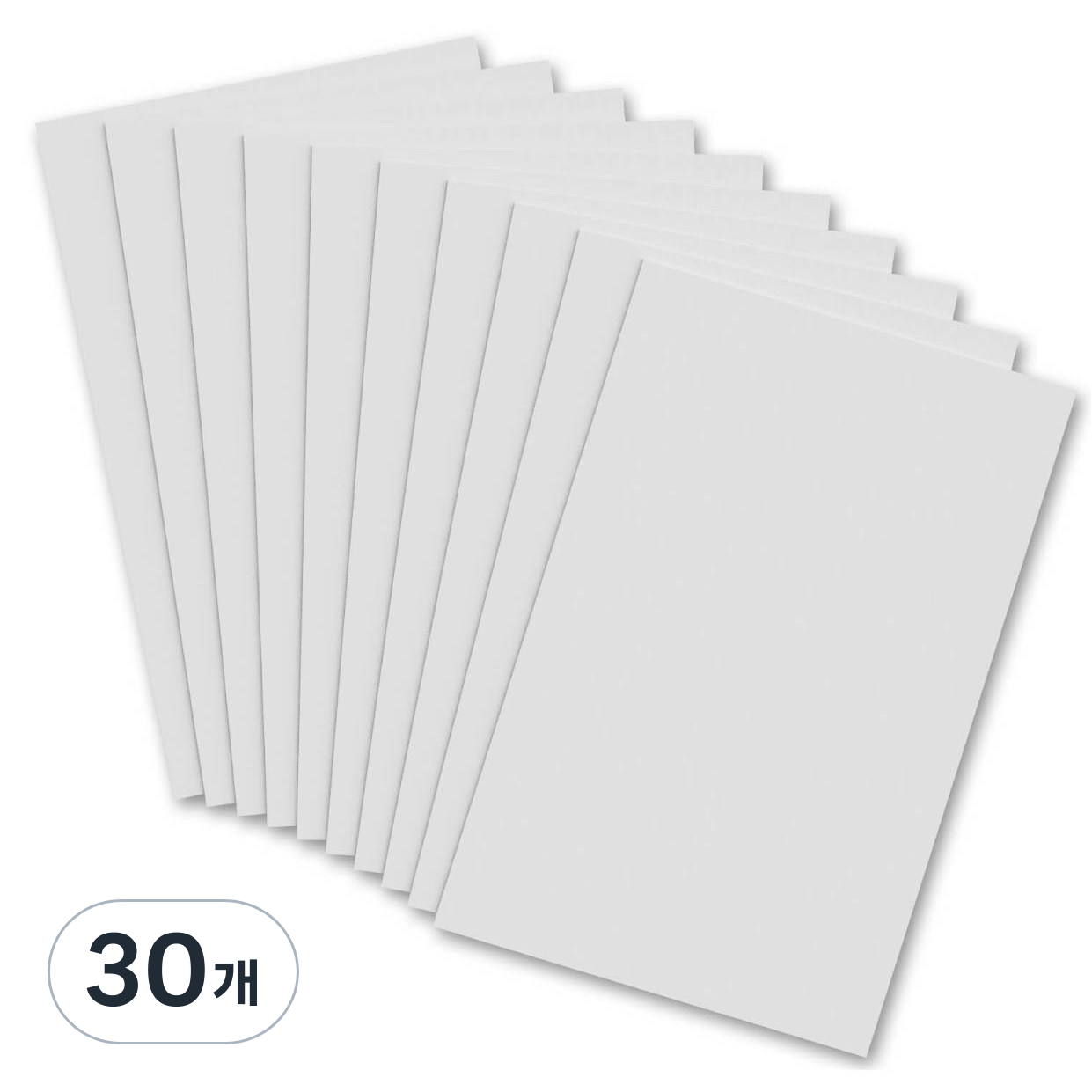 다한진 백색 포맥스판 A5(148mm210mm*5T) 두께5mm DIY용 교재용 미술용, 30개, 5mm 47,280원