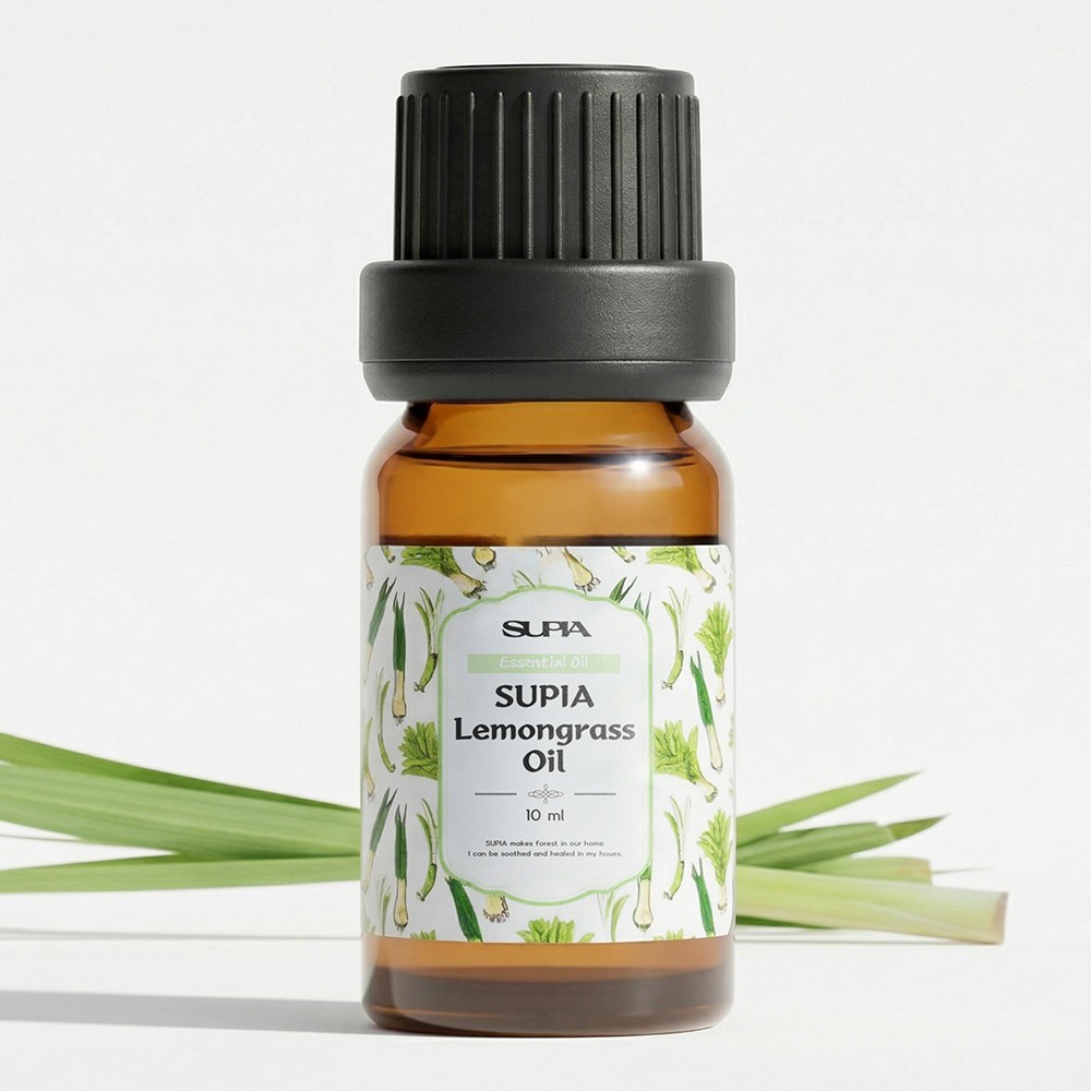 수피아 100% 천연 아로마 에센셜 오일, 1개, 10ml, 레몬그라스 7,480원