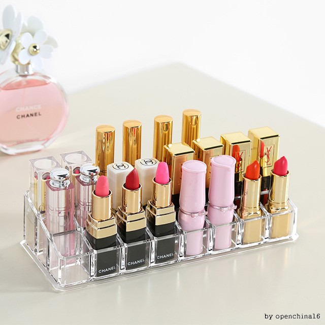 서랍장화장대 화장대수납장 아크릴 원목 정리함 립스틱정리함 12구 - 36구 8,350원