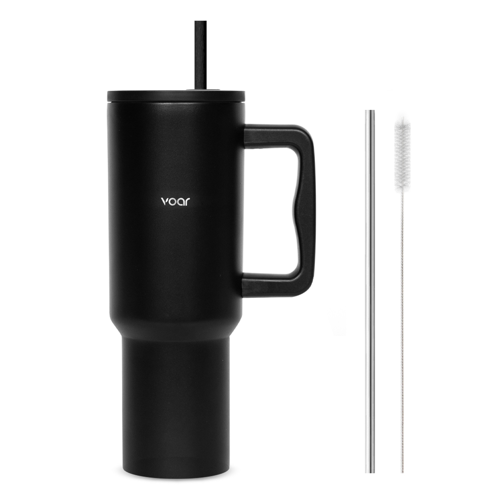 보아르 투웨이 대용량 손잡이 스텐 보온 보냉 텀블러, 블랙, 1.18L, 1개 20,800원