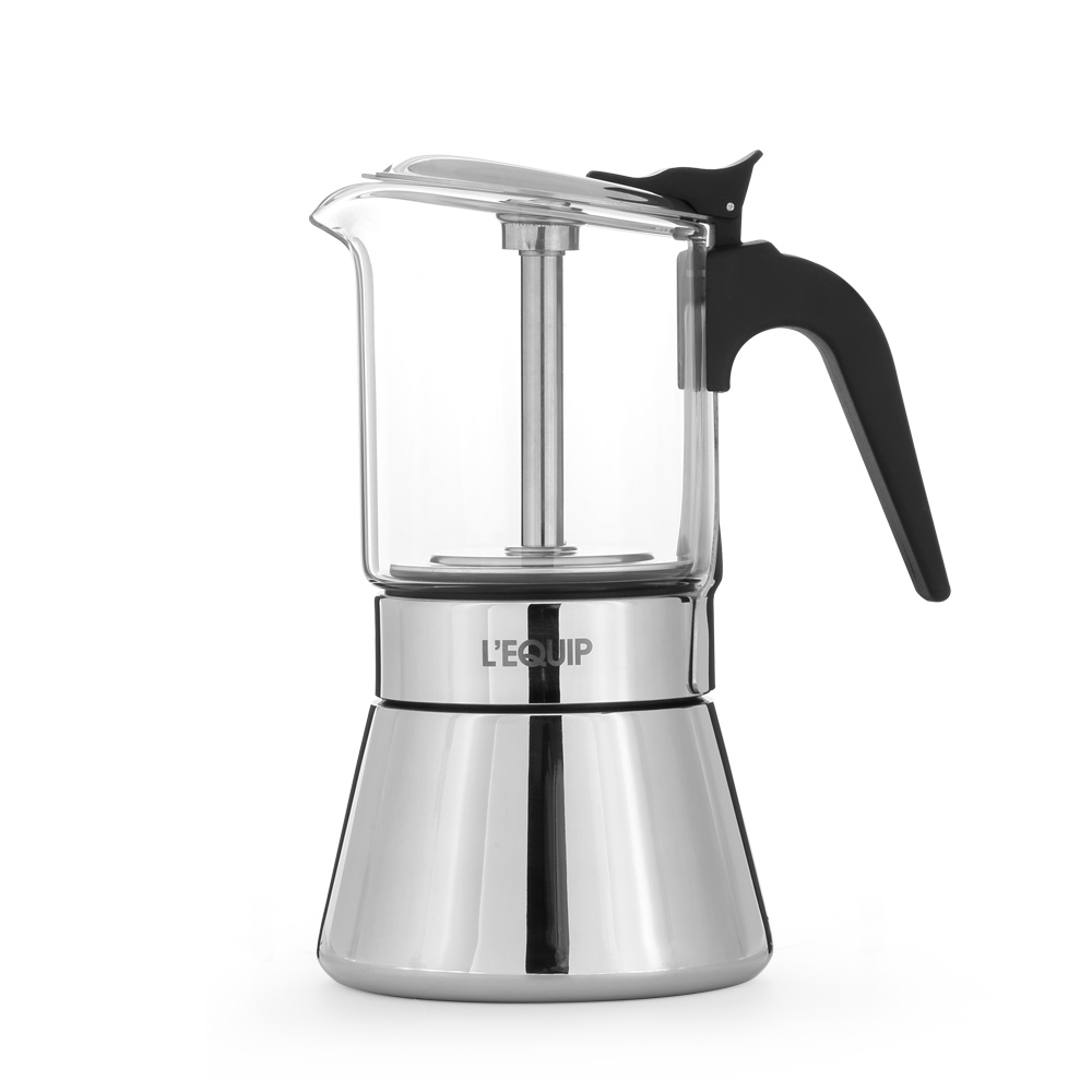 리큅 스테인리스 모카포트 강화유리 6컵 240ml LMP-GS240, 단품, 현재가 52,900원