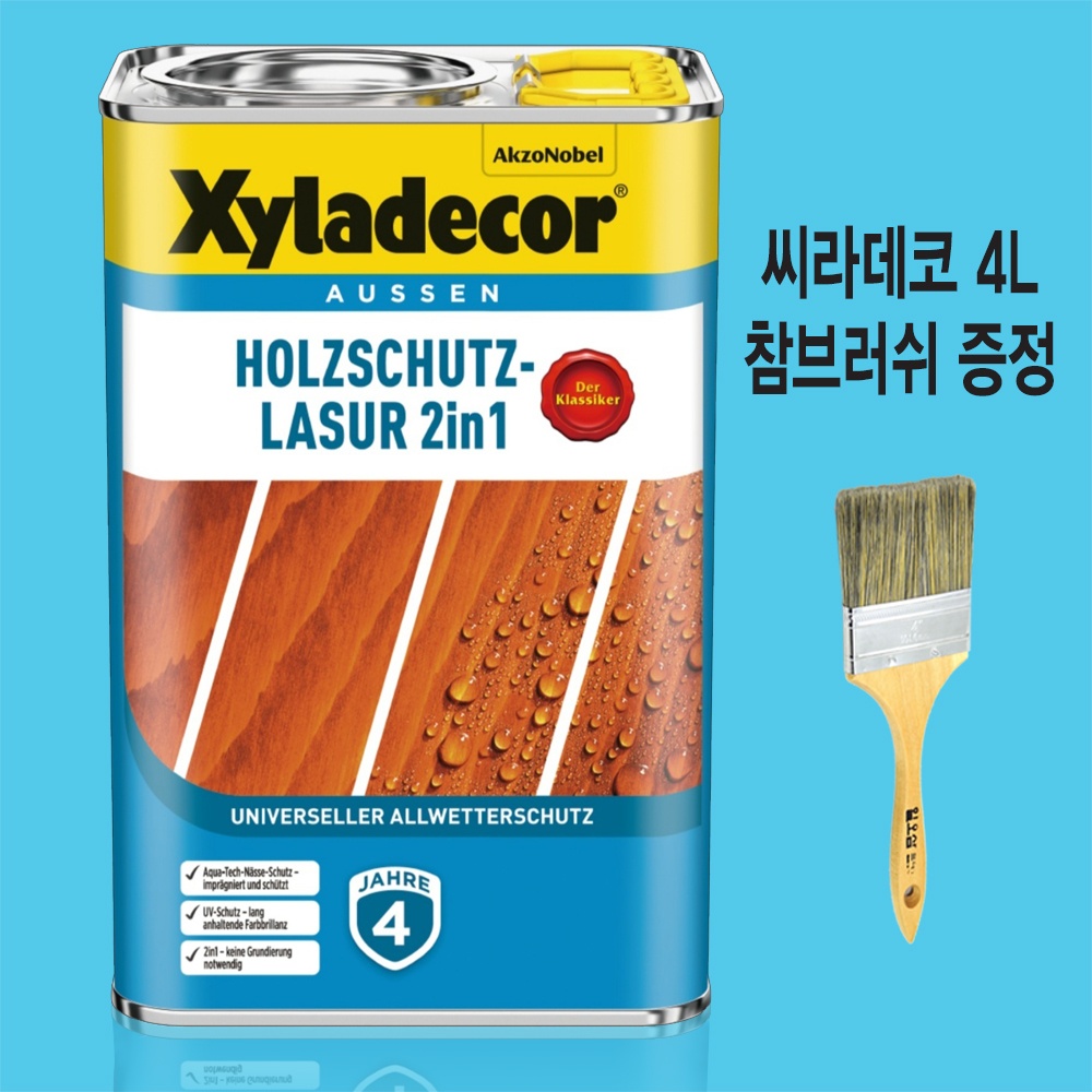 씨라데코 오일스테인 4L (유성/외장용) 오일스텐 우드스테인, 1개, 4L, 소나무색 78,000원