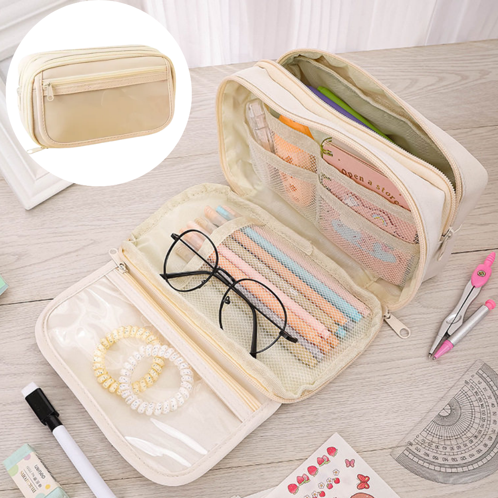 에블모어 깔끔수납 대용량 필통 파우치 5,900원