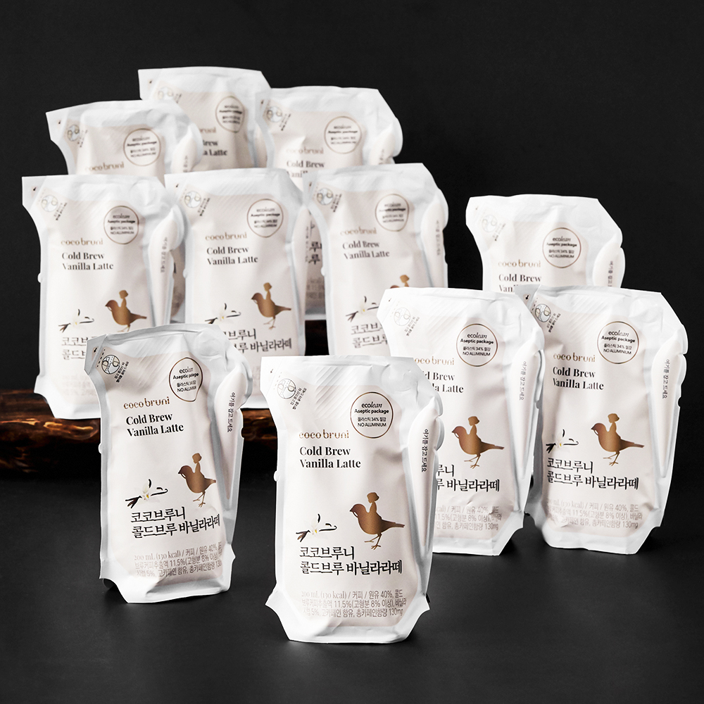 [로켓프레시] 코코브루니 바닐라라떼, 12개, 200ml 16,500원