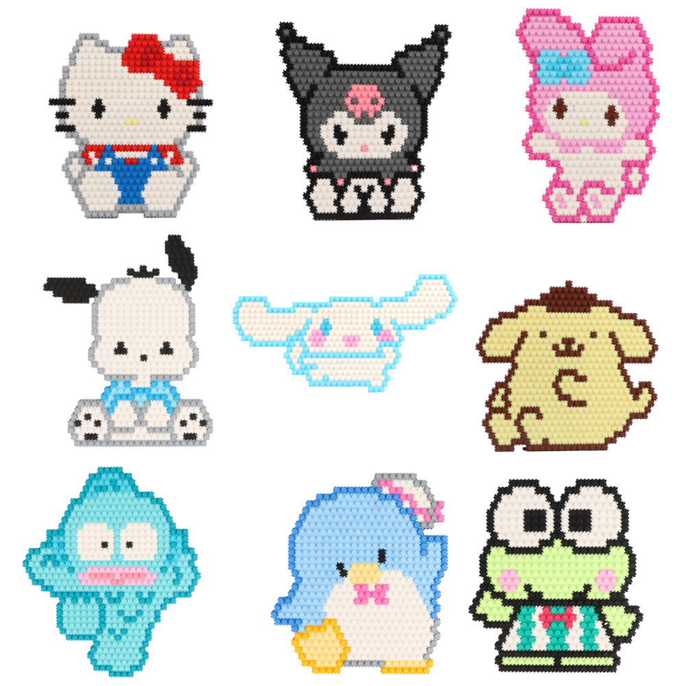 바니랜드 산리오캐릭터즈 네모블럭 9종 세트 31,300원