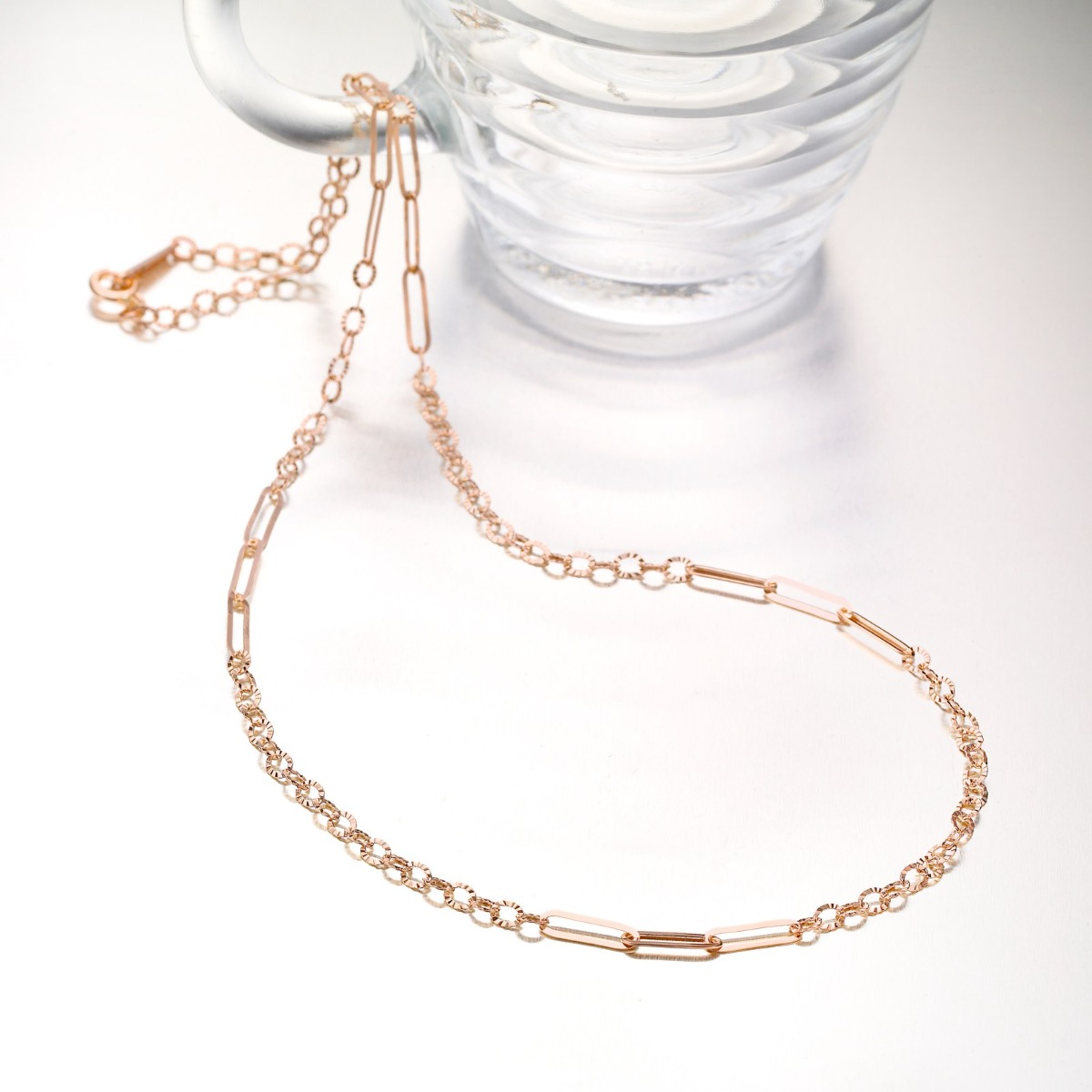 펠리체골드 14K 샤이닝 레일 목걸이 (+쇼핑백증정) 금 체인 데일리 클립 레이어드 기념일 여자친구 선물 673,410원