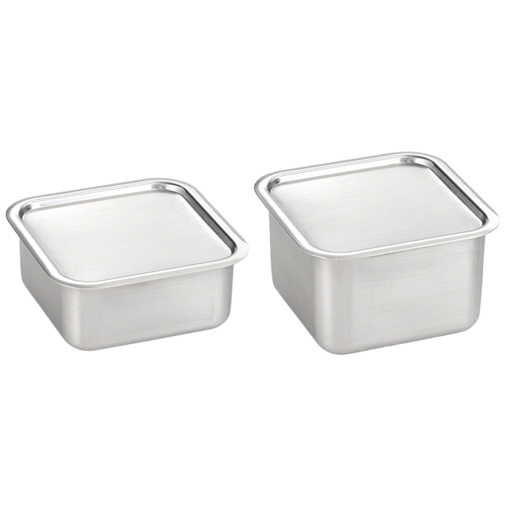 에버스텐 큐브 사각 스텐 반찬통 김치통 밧드 소 중 대 2종 67,500원