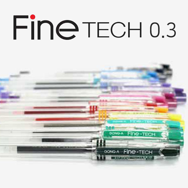 동아 파인테크 0.3mm 중성펜, 59 밝은보라 800원