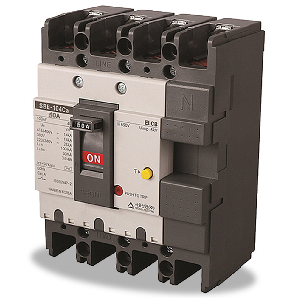산업용 누전차단기 삼상 4선식 SBE-104Ca 50A, 1세트 39,900원