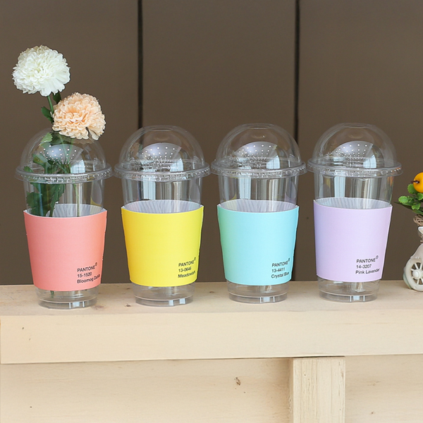 PET 92파이 14/16/20호환 테이크아웃 아이스컵 홀더 팬톤 4종 19,000원