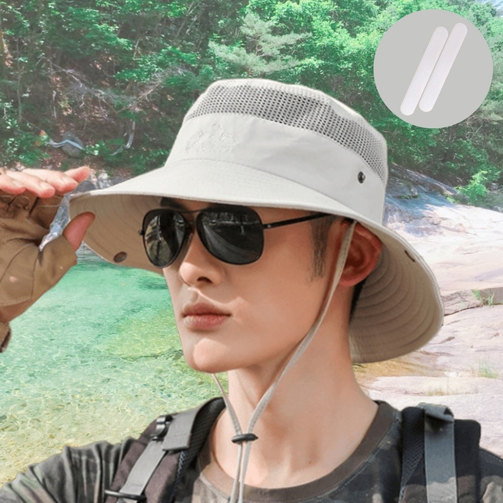 흠구샵 아웃도어 메쉬 등산모자 땀 흡수 패드 2P 세트 낚시 모자 8,330원