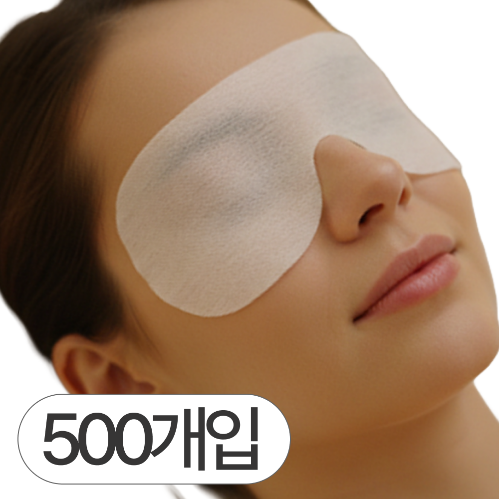 비바프 뷰티 미용실 일회용 샴푸 마스크 페이퍼 시트 안대형, 500개, 화이트 11,900원