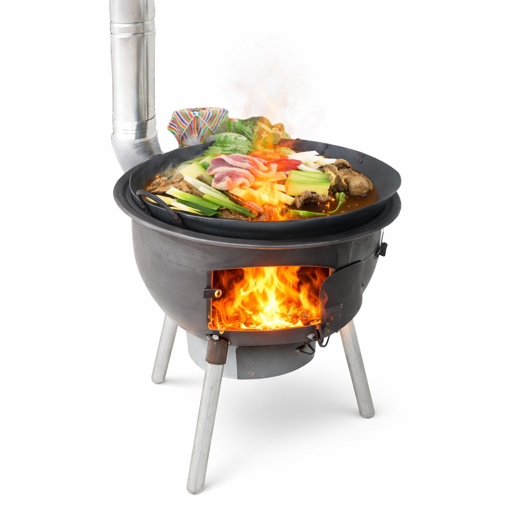 레저다모아 드럼통 소각로 가마솥 캠핑 화덕 숯불 바비큐 그릴 아궁이 원형3발 불멍 화롯대 83,500원