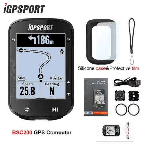 IGPSPORT BSC200 GPS 사이클 자전거 컴퓨터 무선 속도계 자전거 디지털 ANT + 경로 내비게이션 스톱워치 사이클링 주행 거리계 73,700원