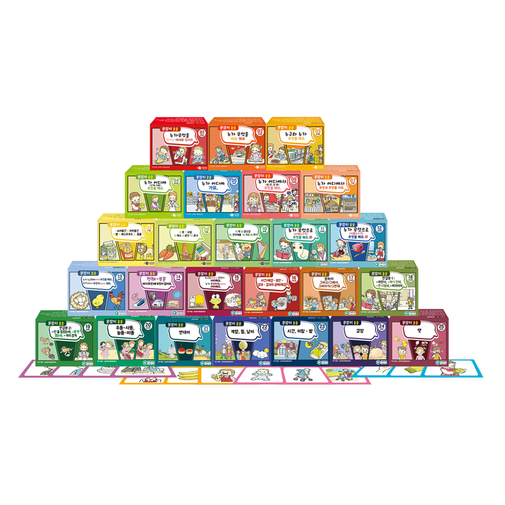 [인싸이트] 문장이 술술 시리즈 1-25탄(아동의 언어이해 및 표현능력 향상) 40,500원