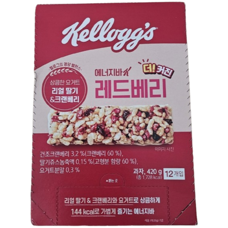 켈로그 에너지바 K 레드베리 23,620원