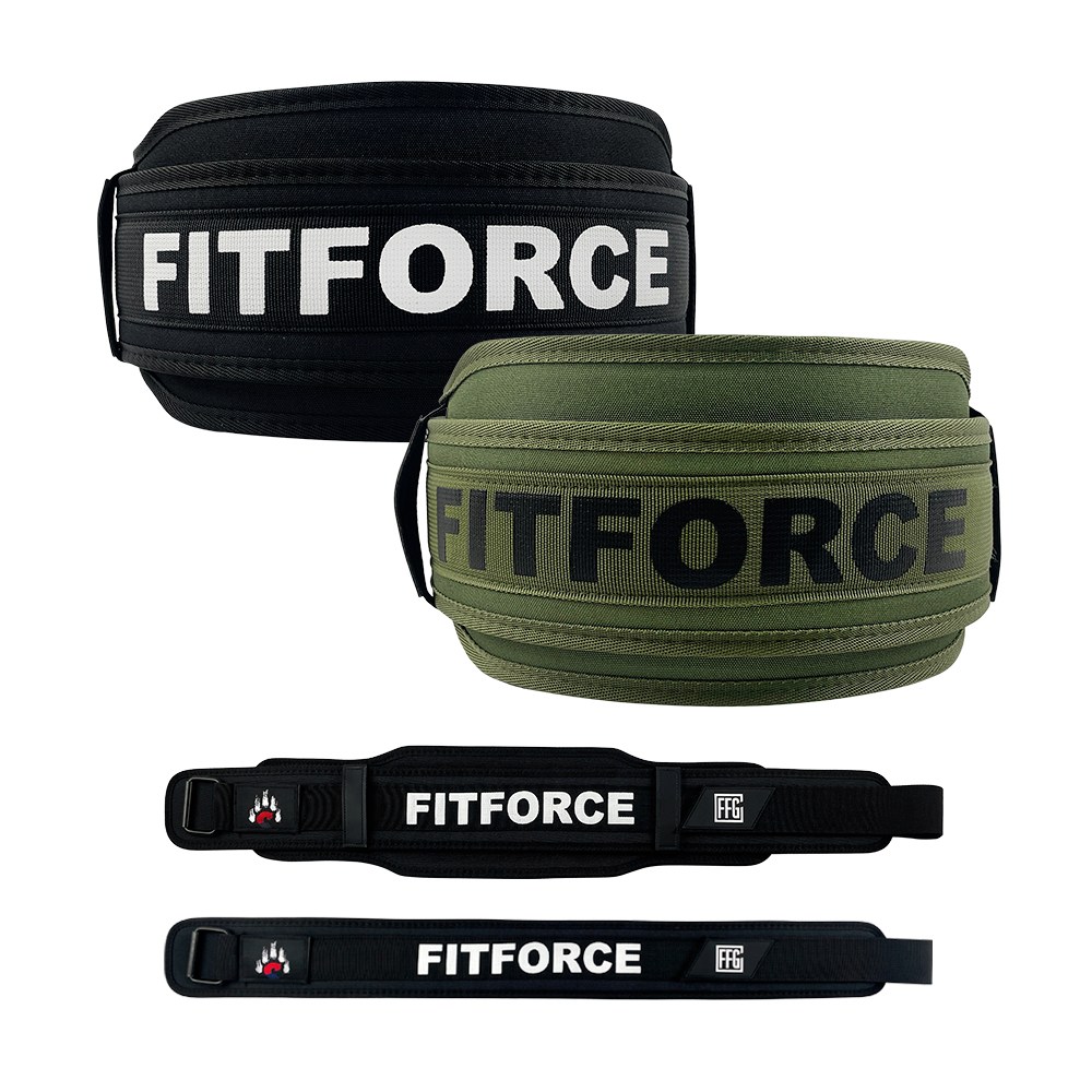 핏포스기어 크로스핏 2WAY 리프팅벨트 역도 헬스 웨이트 복압유지 허리보호대 벨트파우치 증정 FFGEB01, 카키, 1개 48,000원