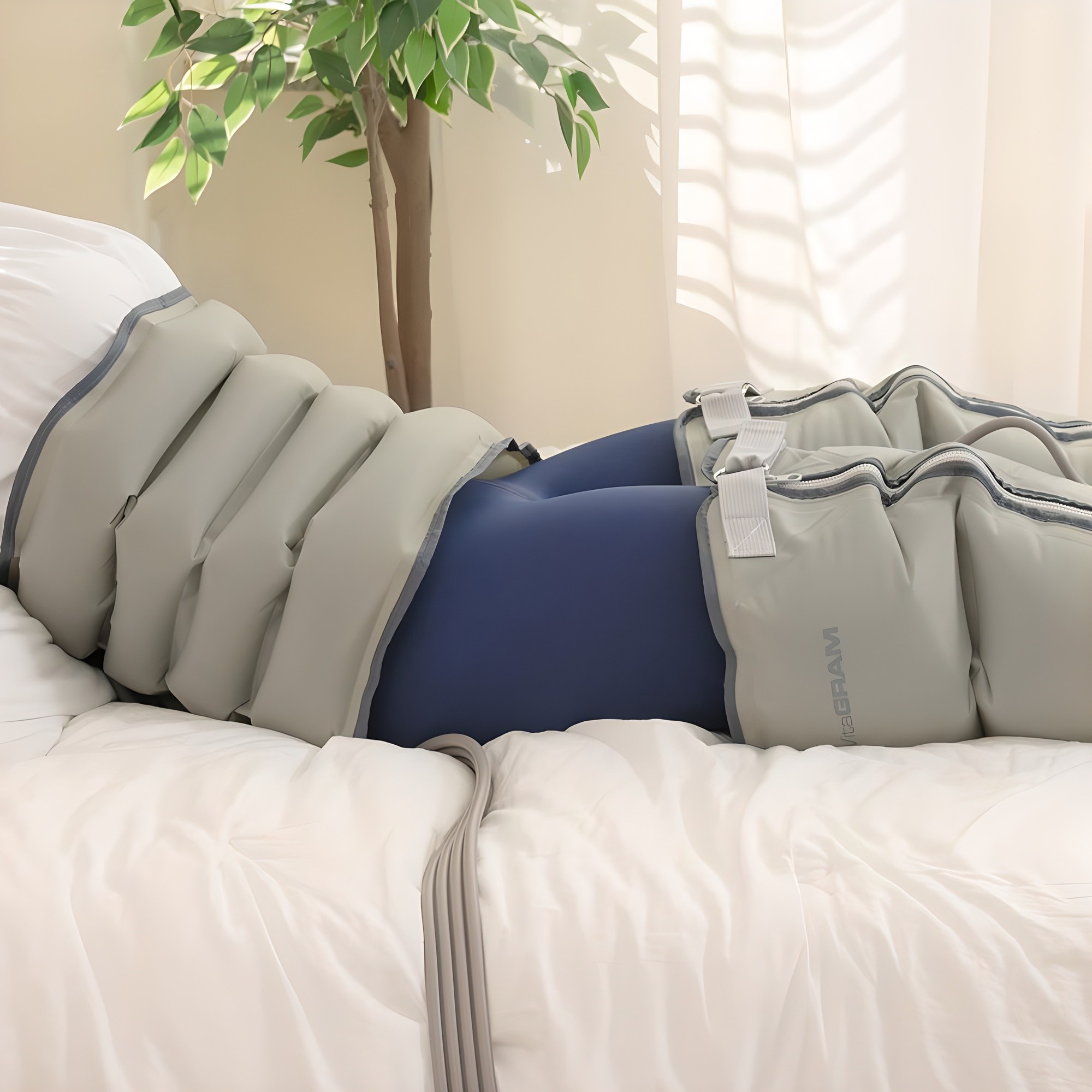 비타그램 에어그라운드 플러스 공기압 다리 마사지기 풀세트, VG-AG0901F, 그레이 149,000원