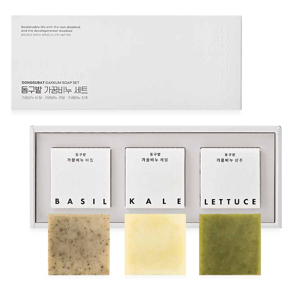 동구밭 가꿈비누 3종 선물 세트 16,280원