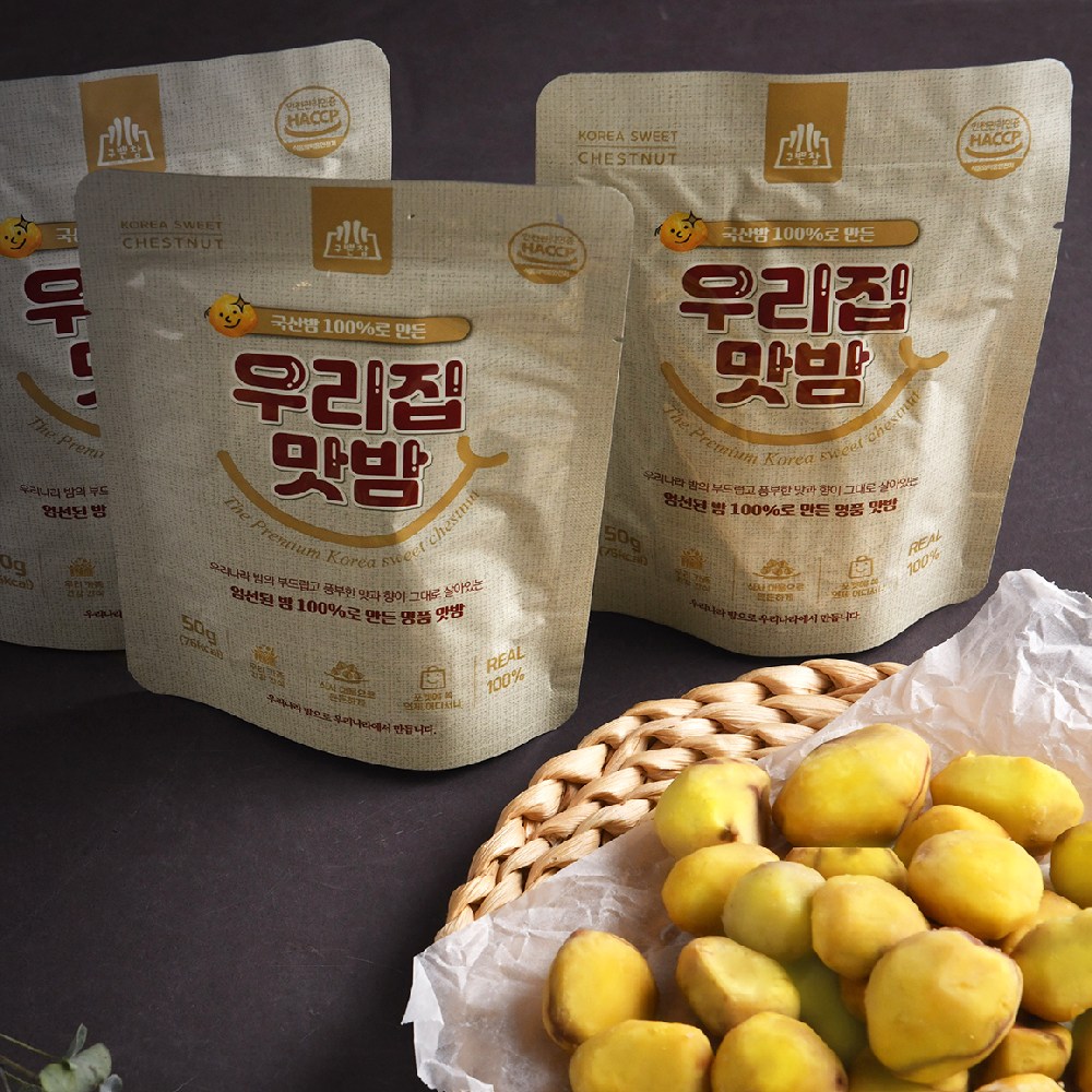구쁜참 밤뜨레 우리집 맛밤 달콤 촉촉 충청 공주 부여 남녀노소 식사대용 국산 알밤 71,790원