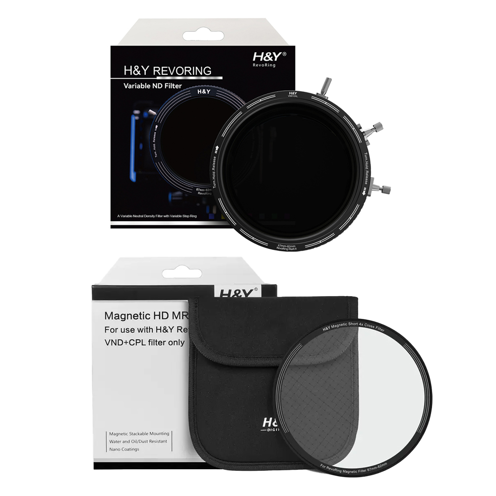 에이치앤와이 레보링 Mark II ND3-1000CPL + 클립온 쇼츠크로스 4X 가변필터 세트 67~82mm 369,000원