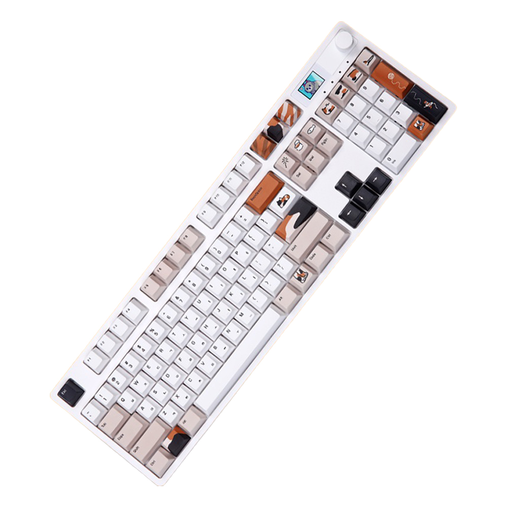 몬스타기어 공방 풀윤활 후르츠피치 저소음 삼색이 유무선 키보드 205,770원