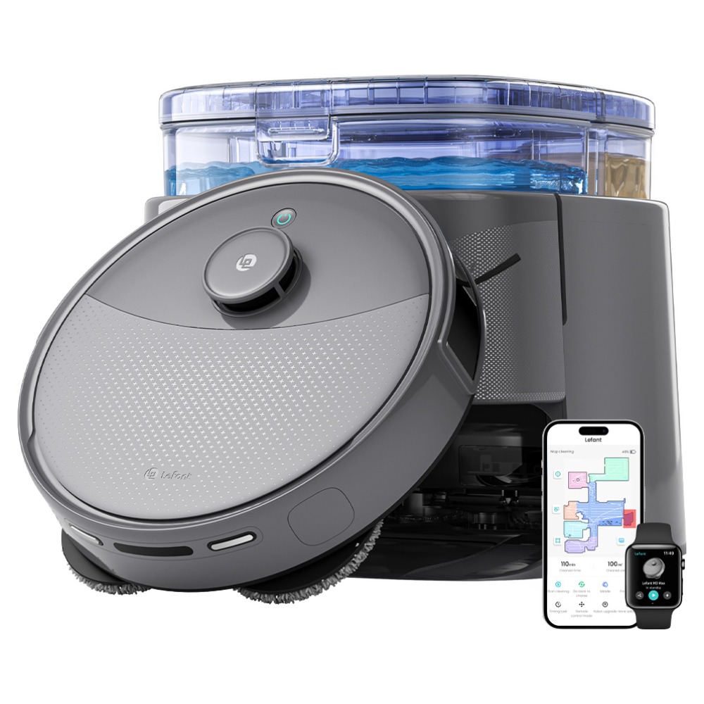 Lefant (르팡)M3 max 올인원 로봇청소기 20000pa 경이로운 흡입력 자동 먼지비움 자동 온수세척 다기능앱제어 358,000원